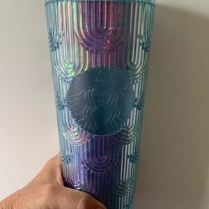 Starbucks Blue and Purple Tumbler